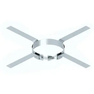 Jeremias mounting clamp Ø60 mm FU40060 for flue and chimney pipes
