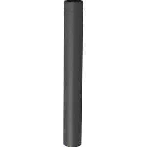 Pagarinājuma caurule Ferrolux FERROLUX L-1000 130 melna ventilācijai