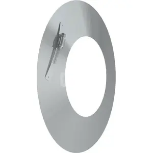 Flue Collar Jeremias 60/100 Stainless Steel high gloss