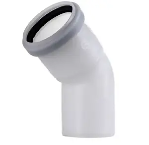 SpiroFlex dūmvadu elkonis polipropilēns 80 mm 45°