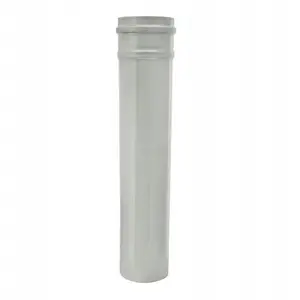 SpiroFlex vienas sienas dūmvads Ø60 mm, garums 0,5 m (modelis SX-TJN60RS0,5)