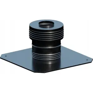 Steel Roof Pipe Flashing Ricom ZB60SCHA-ST DN60 with Sleeve, Roof Penetration, Chimney Pipe Seal