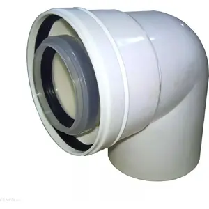 Отвод дымохода Almeva 87° DN80/125 модель LIK (LPBK98)