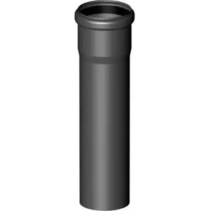 Almeva STARR Rura z kielichem 1 m DN60 UV-stable black