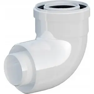 Elbow fitting Ricom PP-AL 87° DN60/100 for pipe connection
