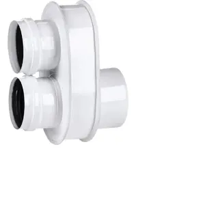 Dūmvadu sadalītājs Poujoulat SX-TD80/125AR2X80B 80/125 uz 2×80, balts