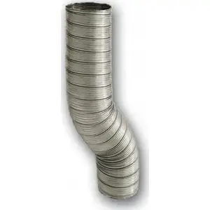 SpiroFlex ventilācijas caurule RURA WENT.AL. 80 L-2,7MB 0,1mm – elastīgs alumīnija gaisa kanāls Ø80 mm, garums 2,7 m, siena 0,1 mm