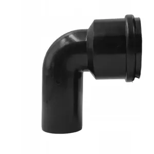 Almeva flue elbow 87° reducing DN60/80 UV-stable — PBBR58