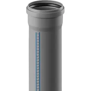 Internal sewage pipe MAGNAPLAST PP 50 mm × 3000 mm HTEM gray
