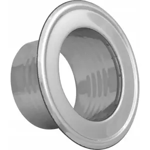 SpiroFlex FLEX 115 Rozeta chrome – decorative pipe rosette for 115 mm ducting
