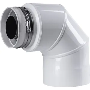 Переходник вентиляционный SpiroFlex 60/100→80/125, белый — SpiroFlex SX-TD6/8AVKB