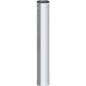 Chimney Flue Pipe Jeremias L-1000 60/100 High Gloss with Seal