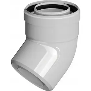 Отвод Ricom PP-AL 45° DN80/125 для труб