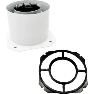 Адаптер SpiroFlex 60/100 IM белый – адаптер для воздуховодов 60/100