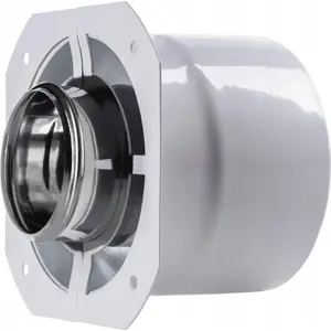 Адаптер SpiroFlex 60/100 → 80/125, модель SX-TD80/125AIMB, белый