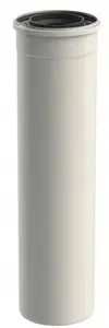 Flue pipe with bellmouth Almeva LIL 80/125 mm, straight section 0.25 m