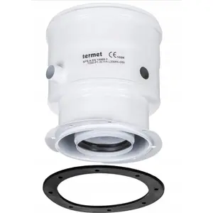 Dūmgāzu adapters Termet T9000005200 priekš 80×125 mm savienojuma