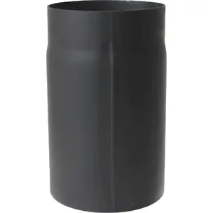Pagarinājuma caurule Ferrolux L-250 Ø150 mm, melna