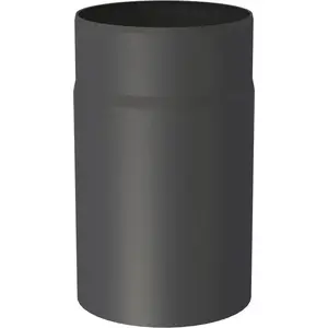 Pagarinājuma caurule Ferrolux L-250, garums 250 mm, diametrs 180 mm, melna