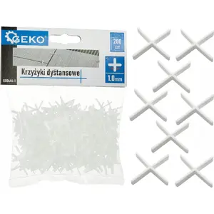 Крестики-держатели GEKO G00444-1 — 1,0 мм, упаковка 200 шт.