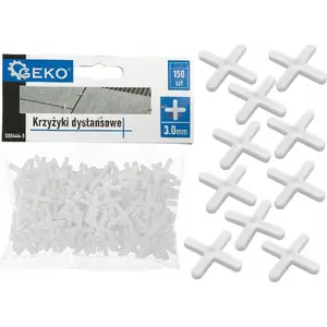 Крестики для плитки GEKO 3,0 мм, упаковка 150 шт, модель G00444-3