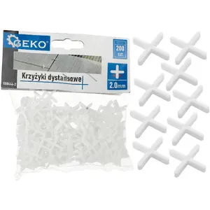 Крестики для плитки GEKO 2,0 мм набор 200 шт (100 пар)