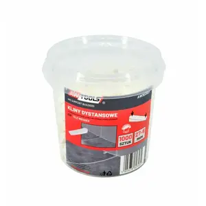 Flooring spacer AWTools AW303621 — pack of 1000 pieces, total weight 364 g