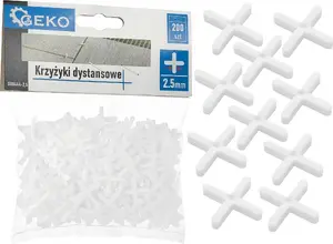 Крестики для плитки GEKO G00444-2,5 2,5 мм упаковка 200 шт (100 пар)