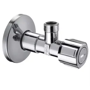 Угловой кран с фильтром 250 мкм SCHELL 1/2" x 1/2", хром, без крышки