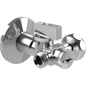 Угловой вентиль ARCO Dual DUAL29 с антинакипным фильтром 1/2" x 3/8" x 3/4"