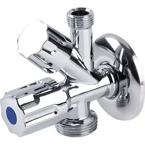 Угловой комбинированный клапан Perfexim 1/2" x 3/8" x 3/4" (02-050-1520-000)