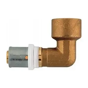 Compression Elbow 90° Herz 32x3 mm (1" female thread) - plumbing fitting