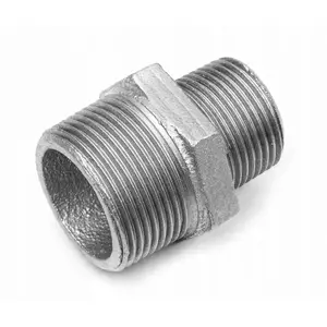 Threaded nipple (reducing) Opal N8 zinc-plated 1½"–1"