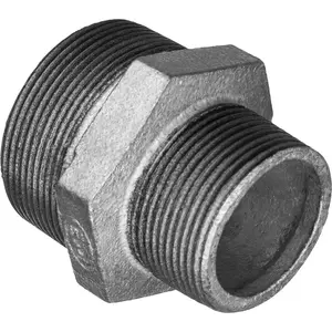Редукционный ниппель INVENA ZO-21-032 оцинкованный 5/4" x 3/4" фитинг