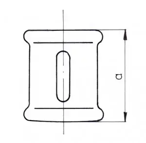 Резьбовая муфта Odlewnia Zawiercie 1 1/2" 13785 Photo 2