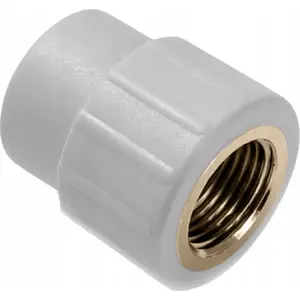 Муфта компрессионная Detal-met PP GW 40 x 1" для соединения труб