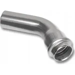 SANHA elbow SANHA-NIROSAN-Steel single-socket 45° d28 (model 6904028)