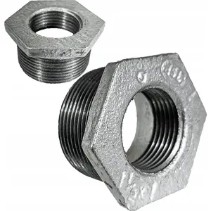 Threaded screw-coupling reduction AGAflex 1 1/2 x 1 galvanised