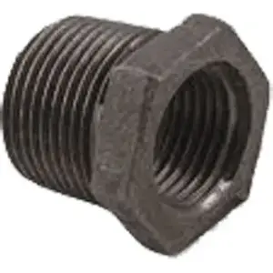 INVENA reduction fitting black 3/2 x 1" ZR-20-403, pipe connector
