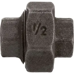INVENA savienojuma fittings Śrubunek melns 5/4" (ZR-41-032-N) – vītņots savienojums