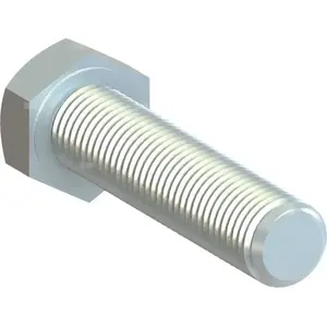 Hex Head Screw M8x80 mm, Niczuk Śruba 105, steel fastener, M8 thread, 80 mm length