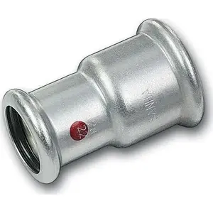 Редукционная муфта SANHA SANHA-THERM C-Stahl d35x22, сталь, размеры 35 × 22 мм