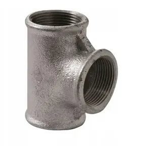 Reducing tee type B1 galvanized Opal 2½"–2"