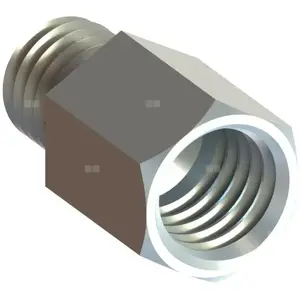 Threaded reducer coupling Niczuk, external M10 to internal M16