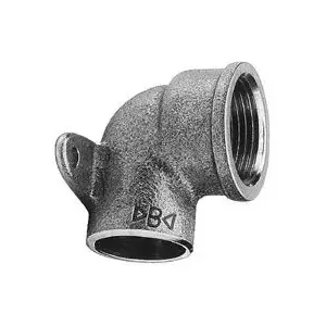 Угловой настенный колено Conex 18x1/2" бронза для паянных и резьбовых соединений, модель 4472G018004000