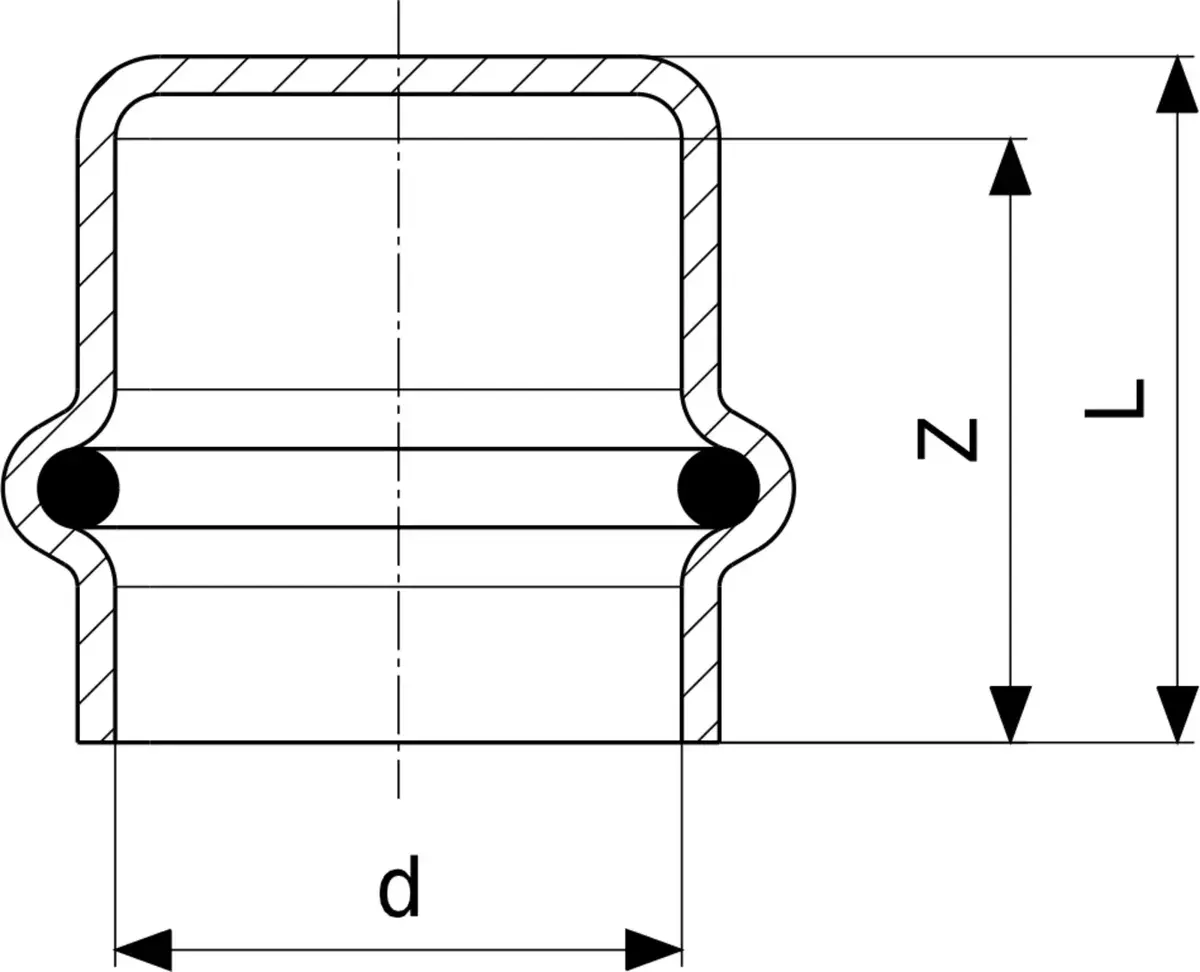 VIEGA 1156 steel floor drain flange 18 cm Photo 3