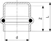 VIEGA 1156 steel floor drain flange 18 cm Photo 3