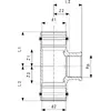 VIEGA 2217.2 floor drain cover 18 cm Photo 3