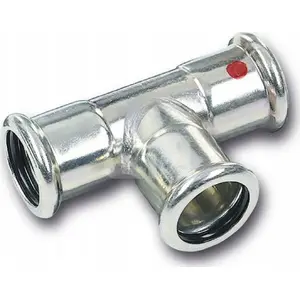 SANHA SANHA-Therm brass tee 3x female threaded 67 mm for heating and plumbing
