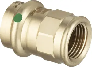Адаптер Viega 15 мм x 1/2" бронзовый (107 543)